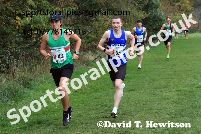 Senior Mens relay, 2025 Northern Cross Country Relays, Graves Park, Sheffield. Photo: David T. Hewitson/Sports for All Pics